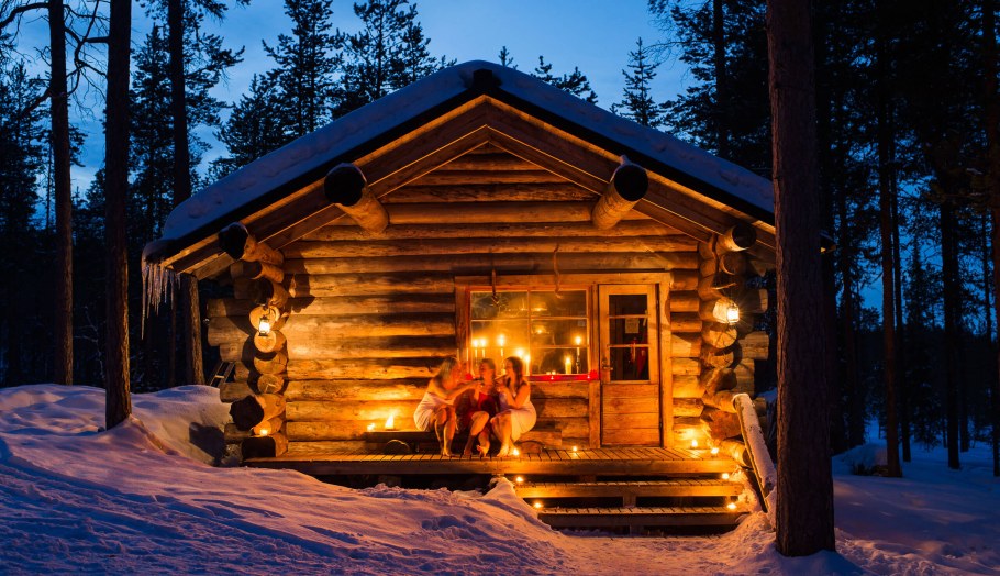 Финляндия Лапландия коттеджи