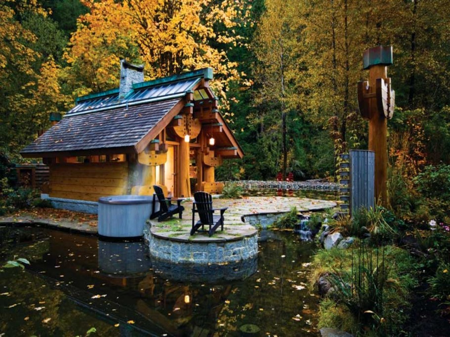 Домик на воде