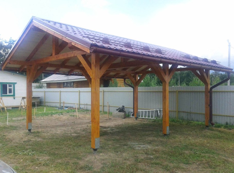 Навес дерево