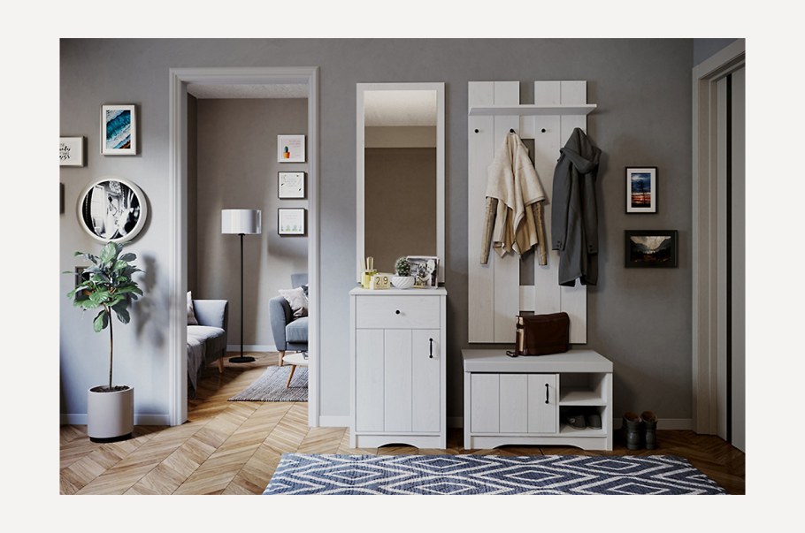 Мебель Рейкьявик белая лиственница