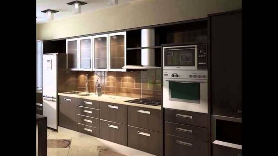 Кухня в коричневом цвете