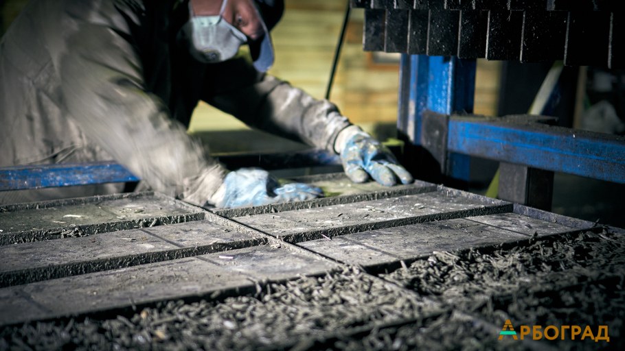 Производство арболитовых блоков