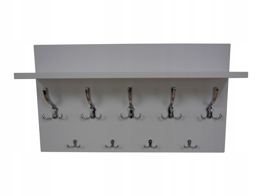 Вешалка в прихожую настенная цвет трюфель