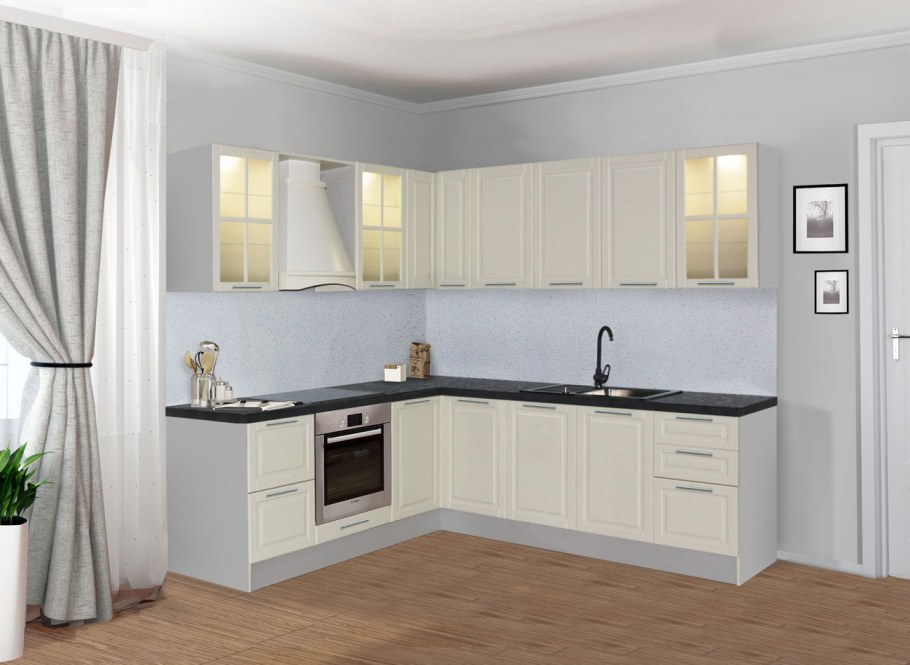 Кухня Боровичи классика угловая 900х2100