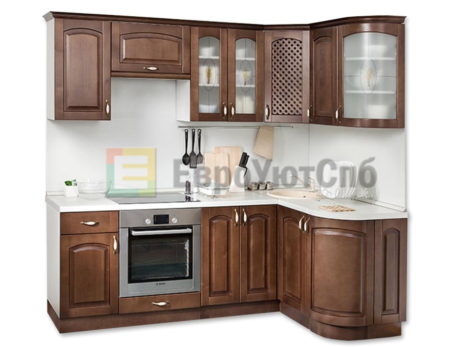 Кухня Трапеза массив Люкс Боровичи