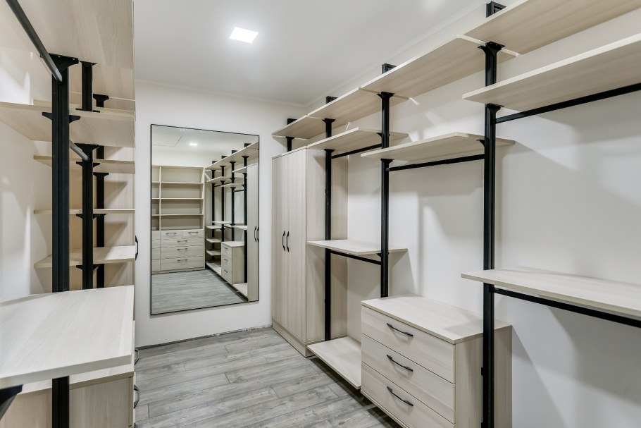 Стеллажная гардеробная аристо