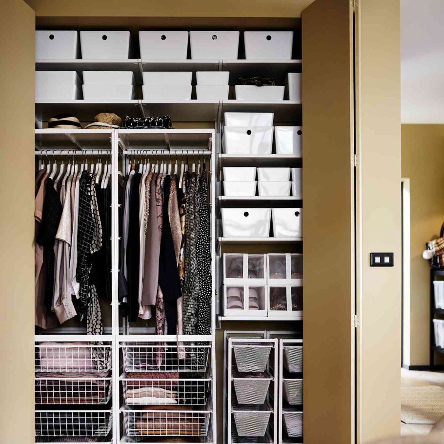 Икеа системы хранения вещей для гардеробной