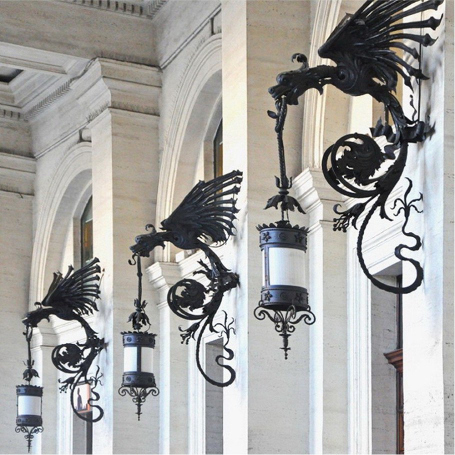 Художественная ковка Готика фонари