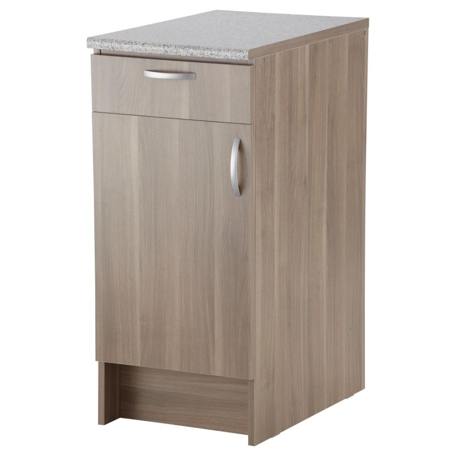 Напольный шкаф с дверью и ящиком альбру, под дуб (60×89 см)