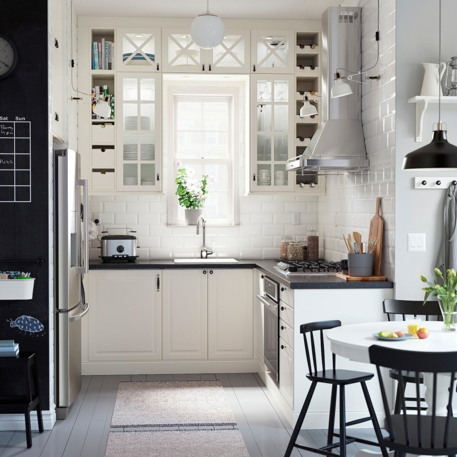 Кухня икеа Будбин серая