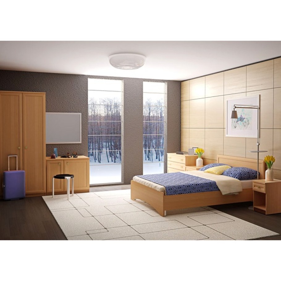 Мебель цвета орех в интерьере