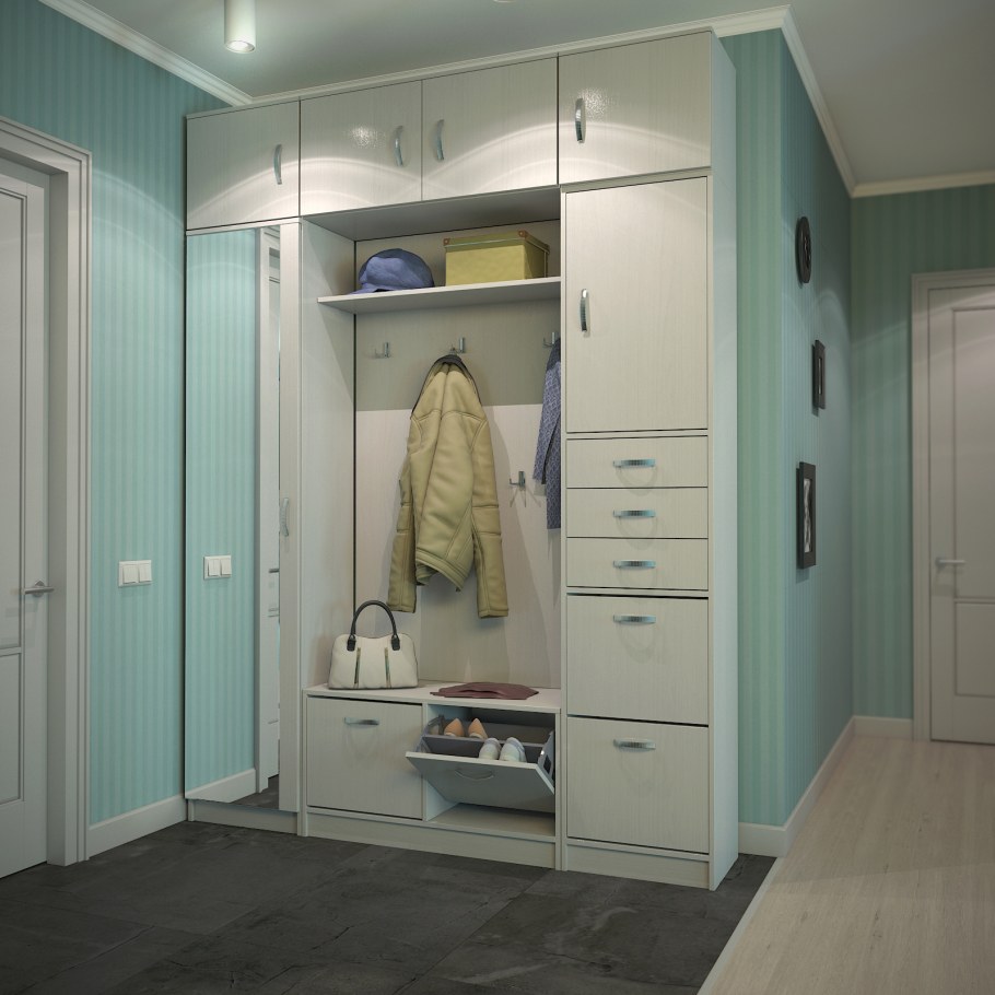 Прихожая Ольга-8 с антресолями