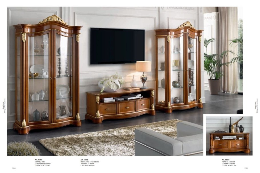 Итальянская классическая мебель гостиная Регина