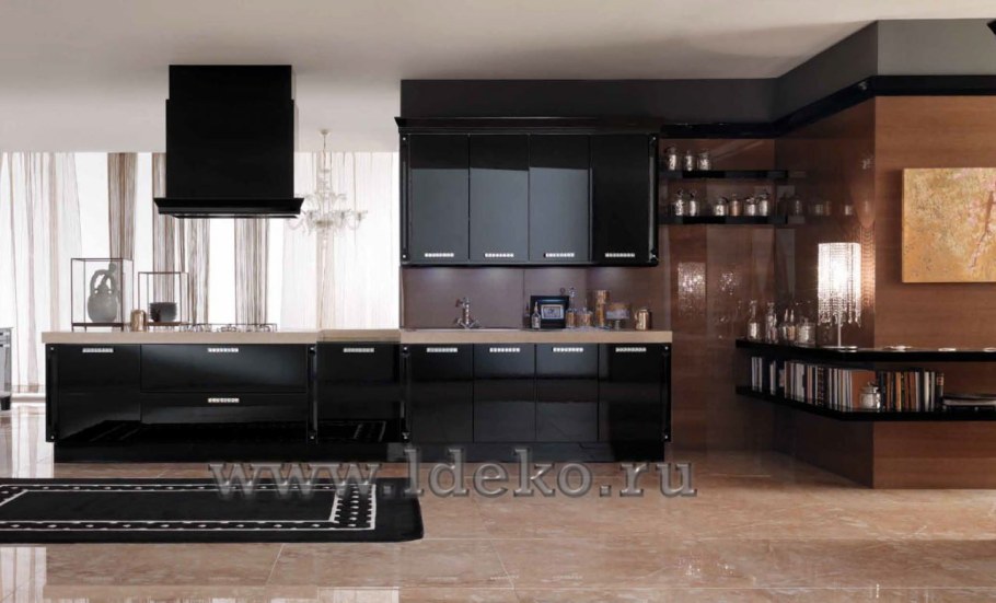 Элитные кухни Италия шпон