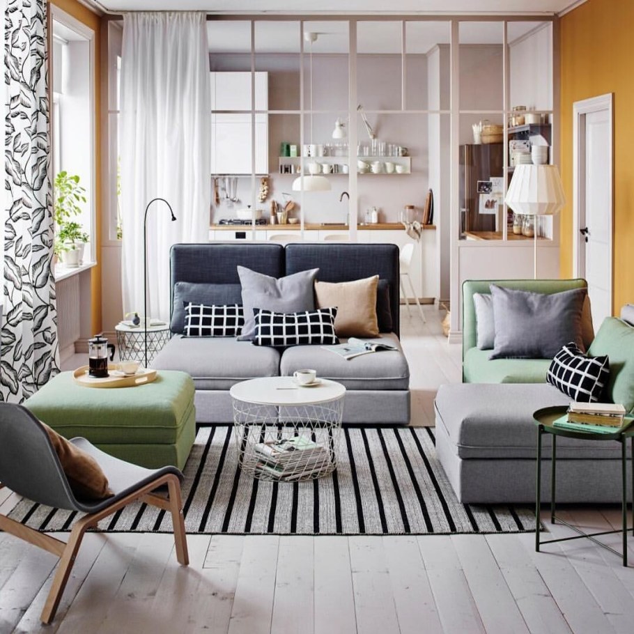 Гостиная от икеа