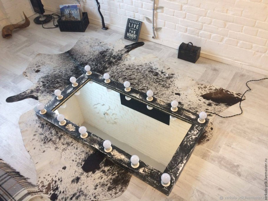 Гримерные зеркала в интерьере