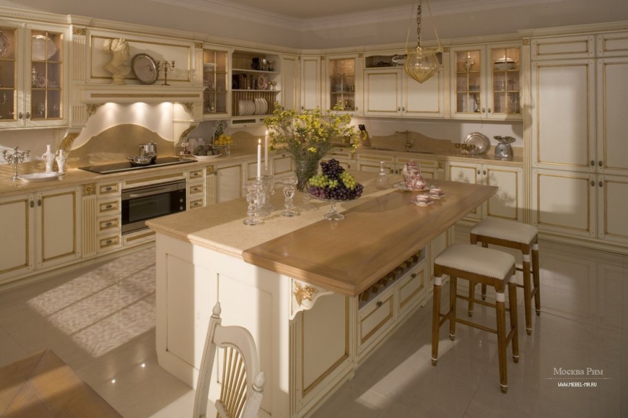 Необычный интерьер кухни