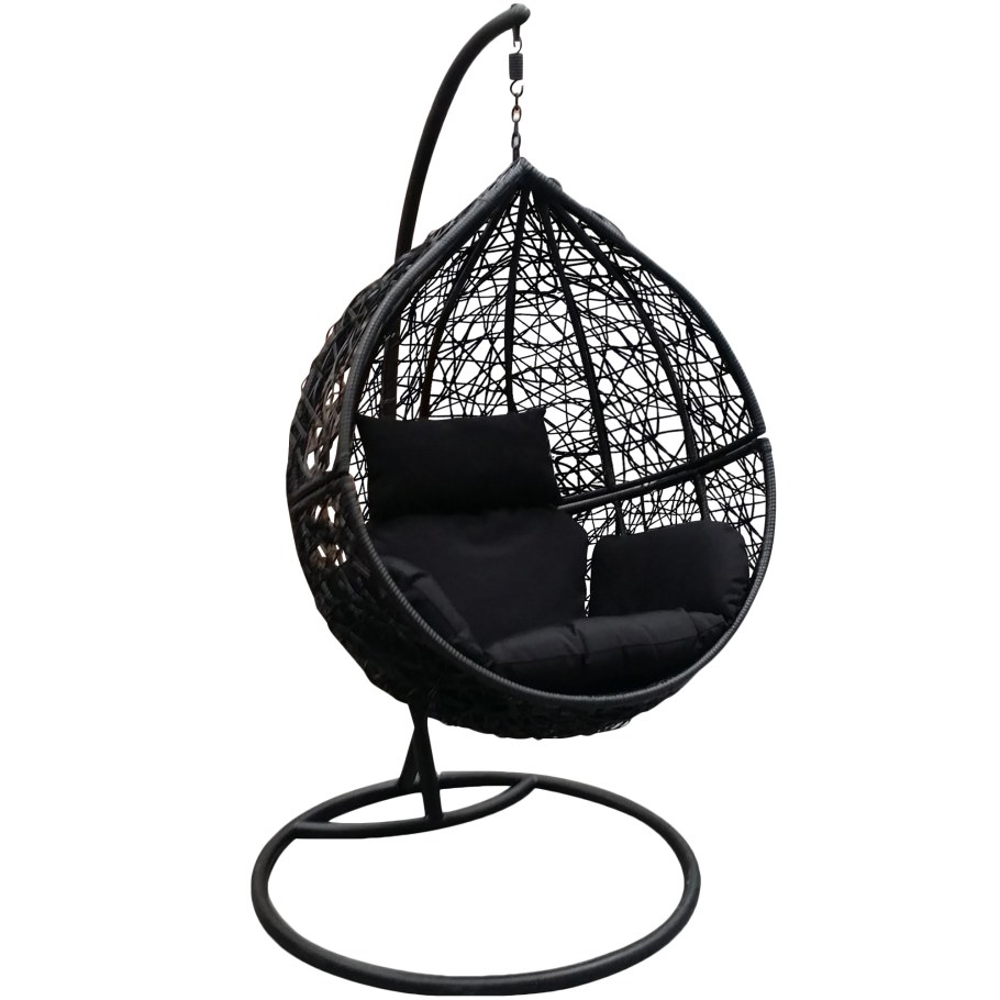 Кресло подвесное кокон черное