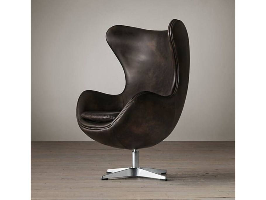 Кресло Copenhagen серо-коричневого цвета