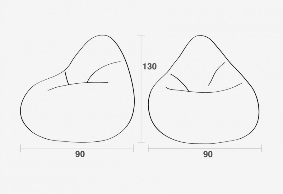 Кресло-мешок Вентал стандарт