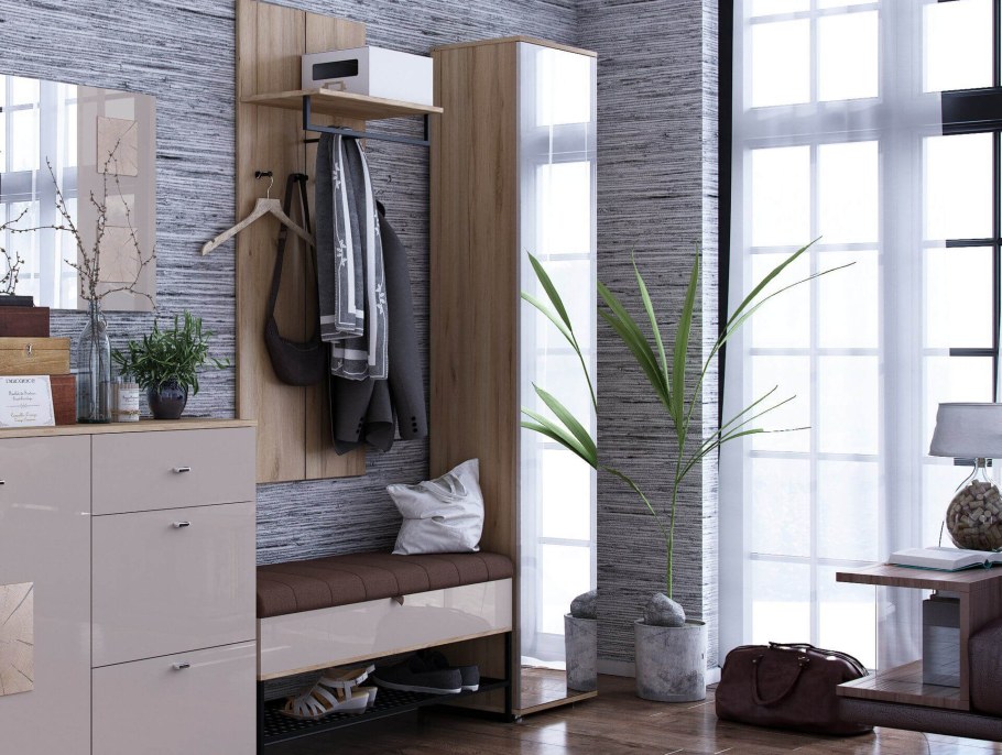 Прихожая "благо 5" б 5.11-5 карамель/беж