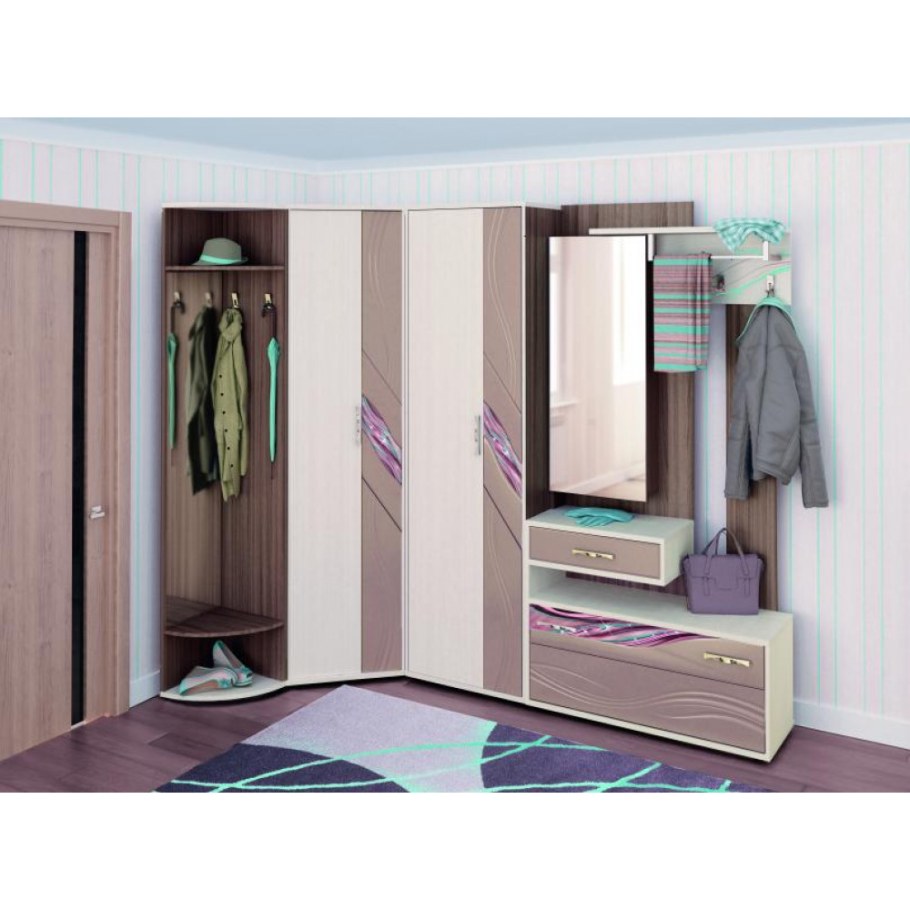 Прихожая лофт 02 Cappuccino Veralinga