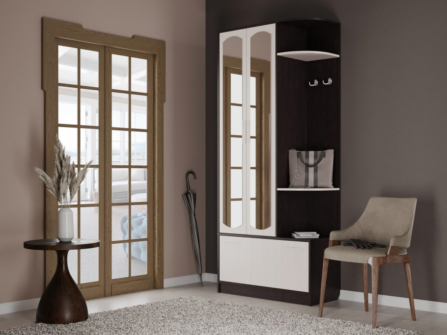 Прихожая лофт 02 Cappuccino Veralinga