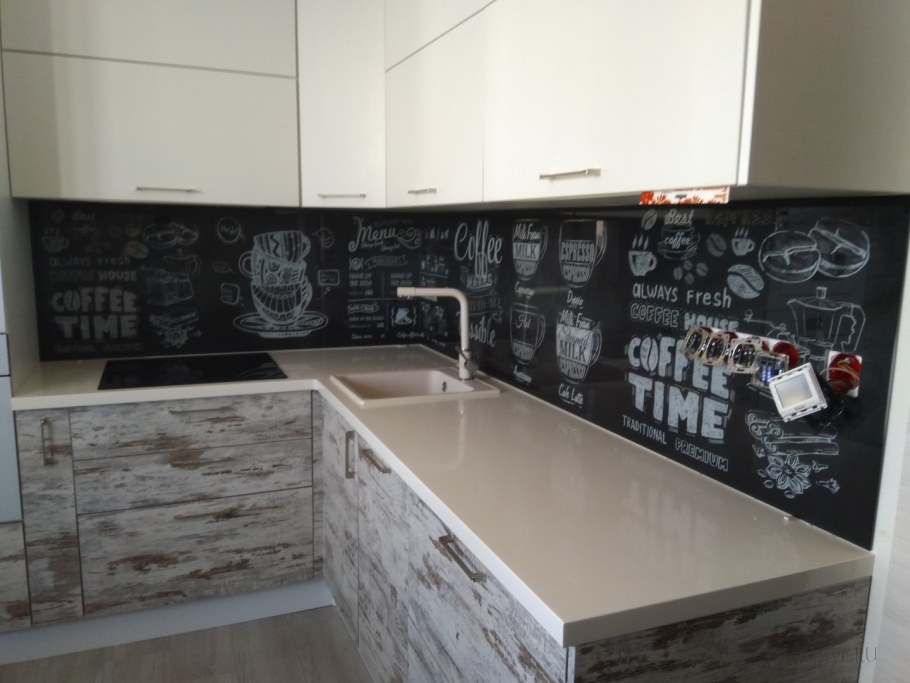 Грифельный фартук на кухню