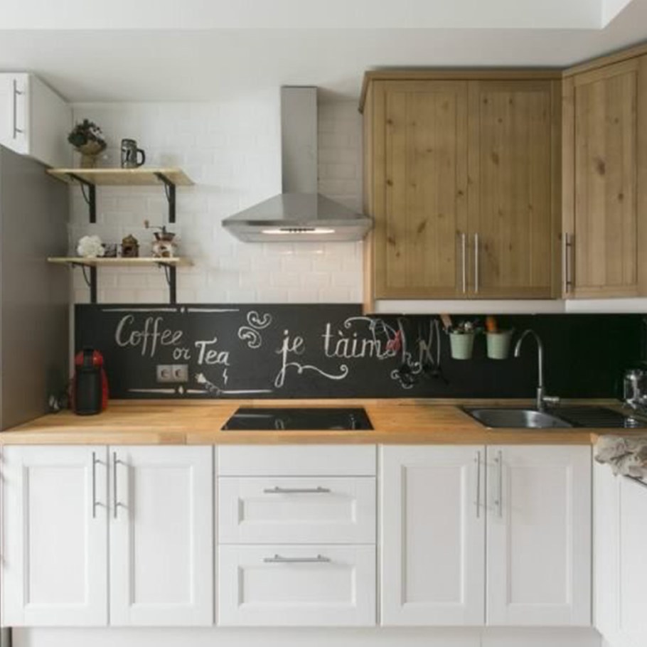 Грифельный кухонный фартук