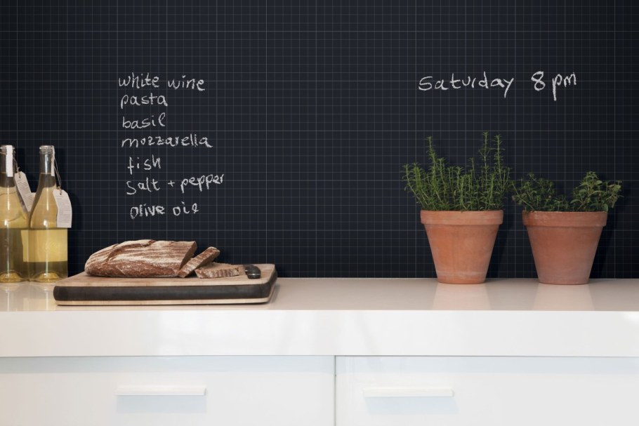 Меловая доска на кухне