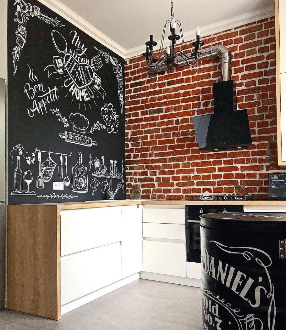 Грифельная стена в квартире