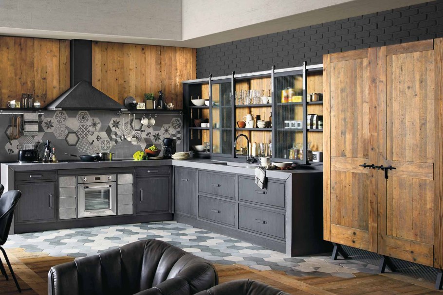 Вытяжка лофт индустриал