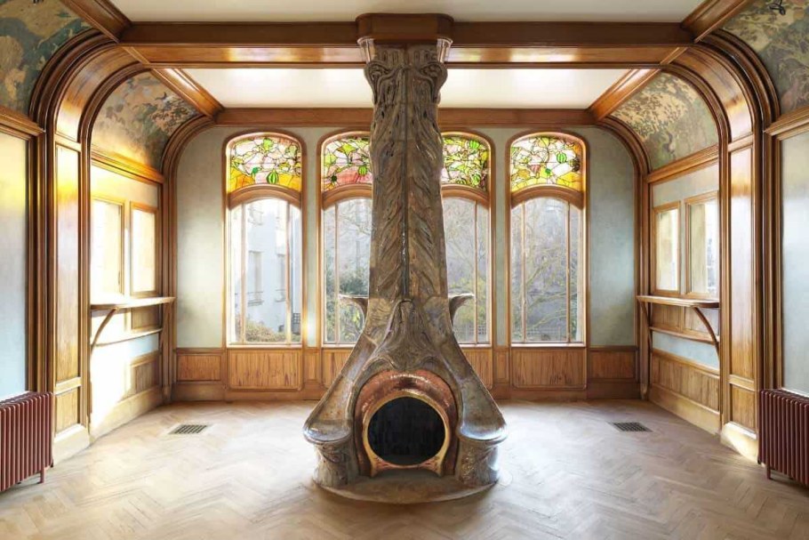 Стол письменный арт нуво