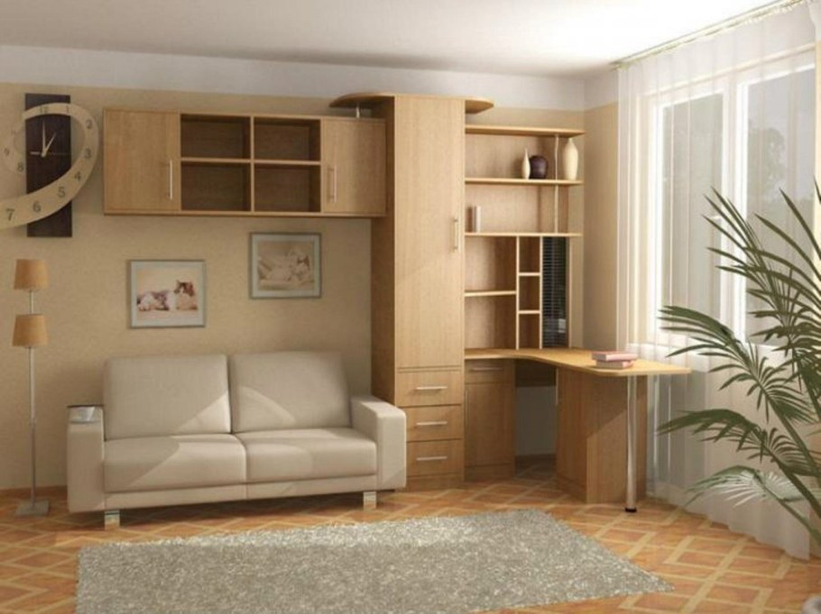 Гостиная с письменным столом