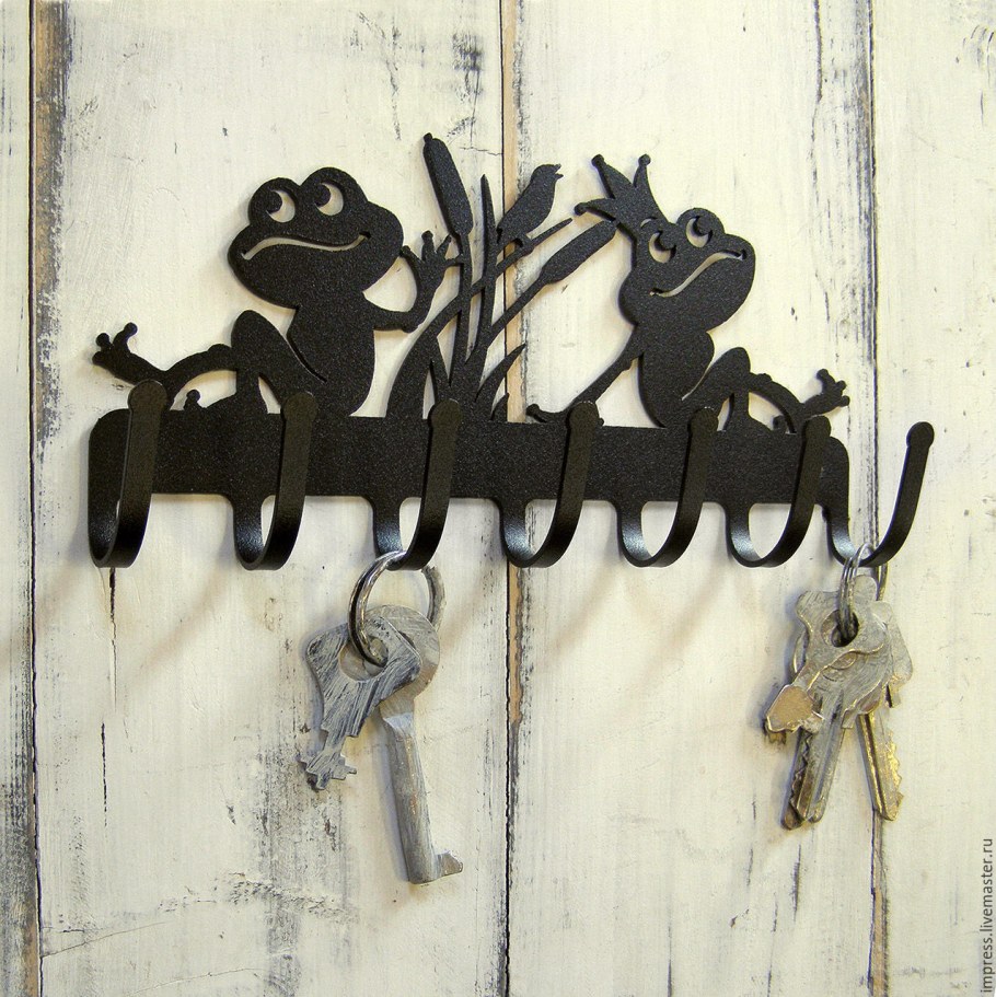 Вешалка для ключей из дерева