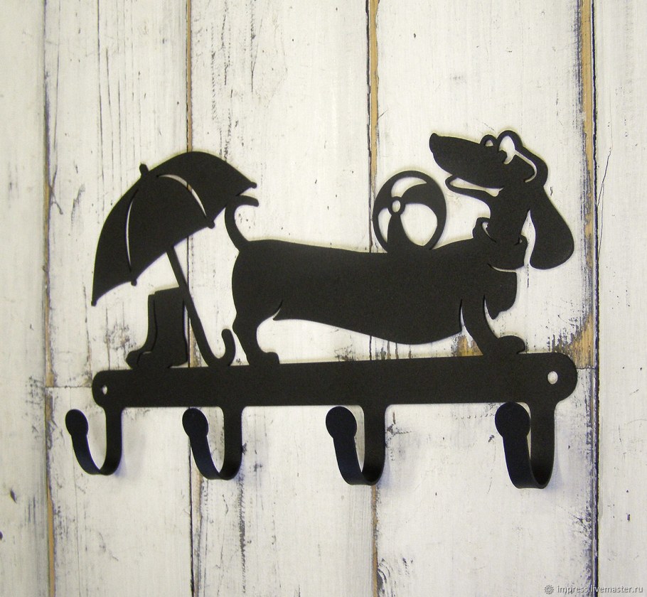 Вешалка для ключей из металла