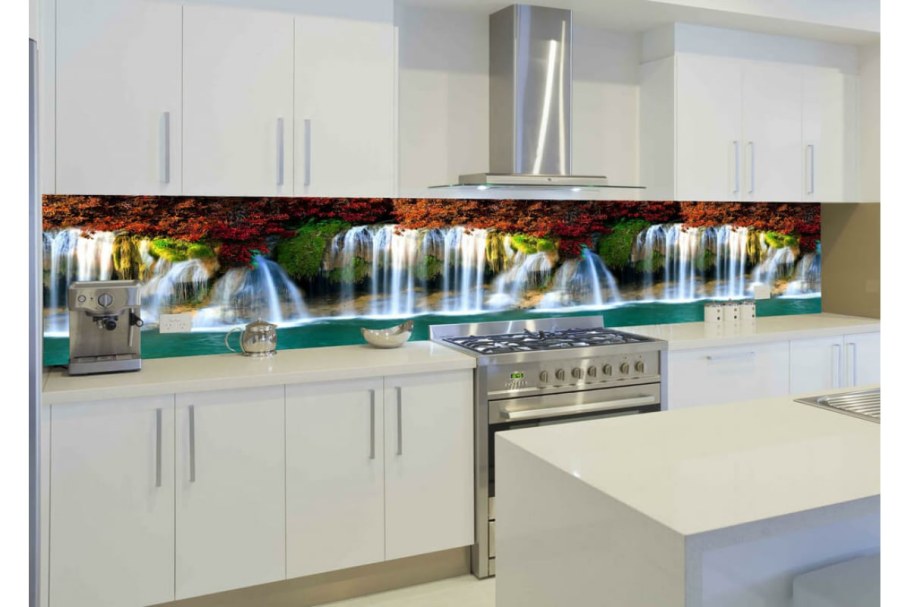 Стеклянный фартук для кухни