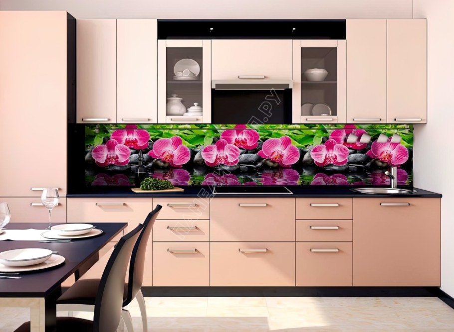 Фартук ПВХ 3000*600 Орхидея (АВС)