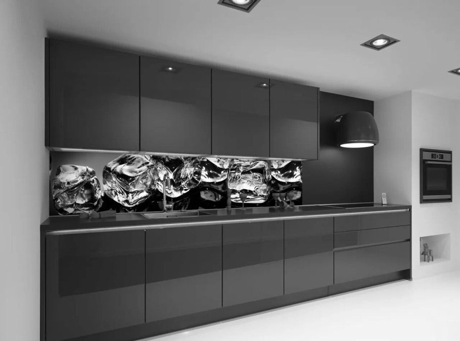 Фартук для кухни лед