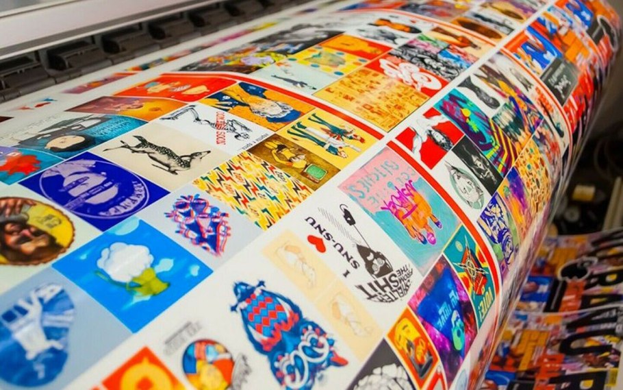 Печать на самоклеющейся пленке