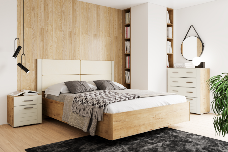 Livorno дуб Бунратти/софт панакота/Сильва