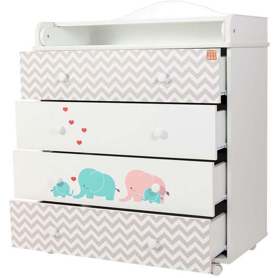 Комод пеленальный Топотушки Ричард МДФ 600/4