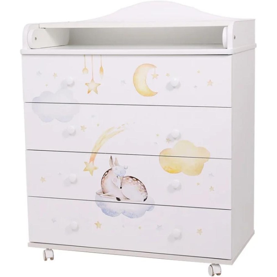 Комод пеленальный Топотушки Фортуна ЛДСП 800/4