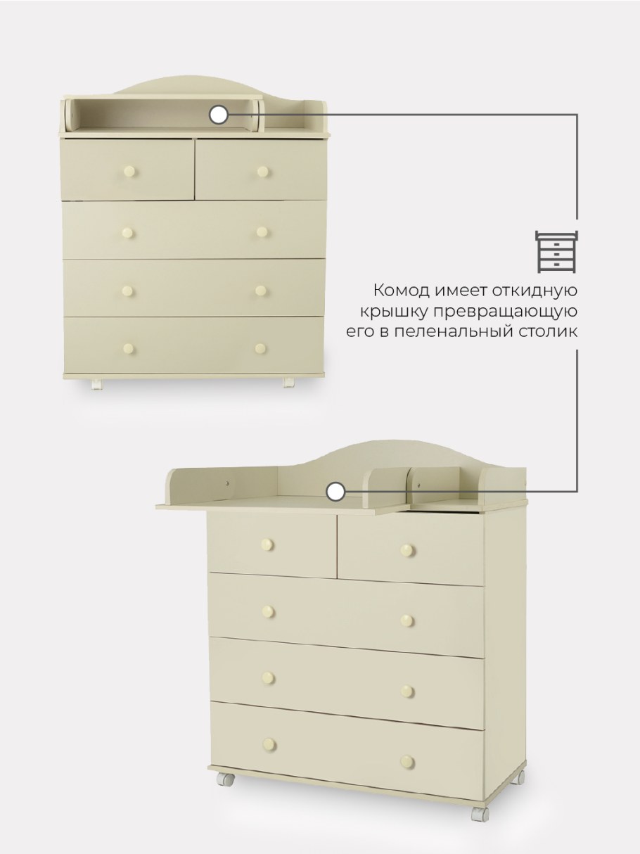 Комод Фортуна арт.62 Топотушки