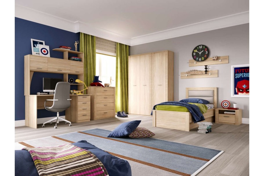 Спальня Эдем Браво мебель дуб сонома светлый