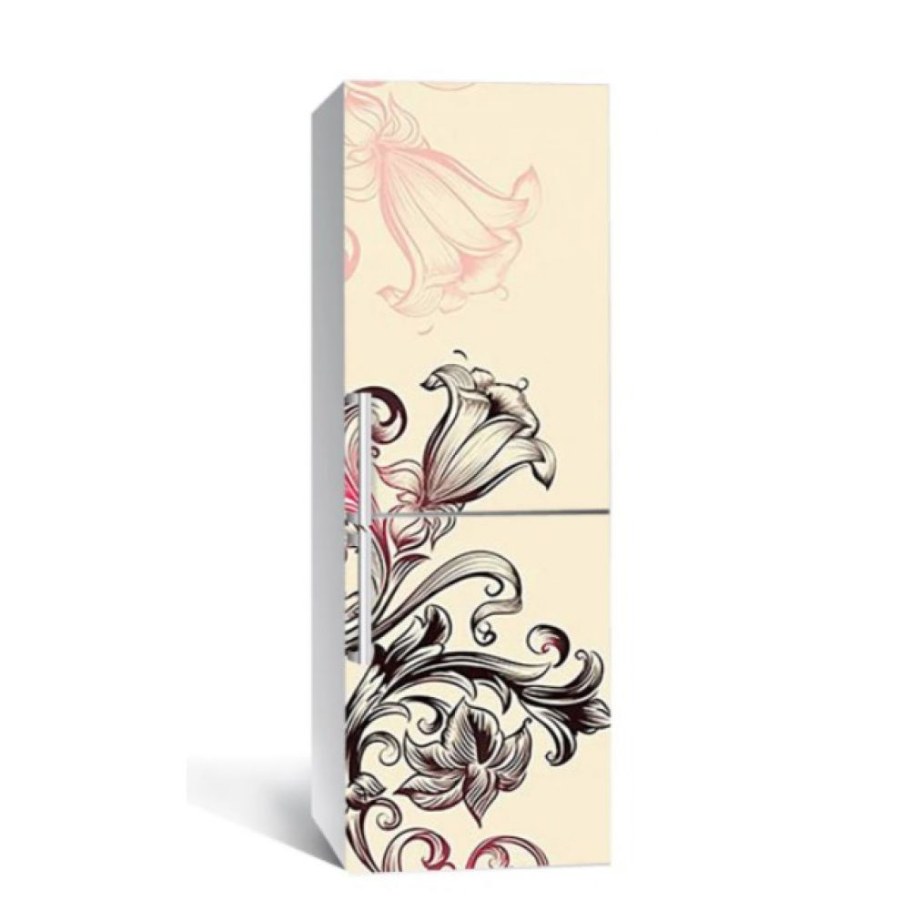 Наклейка пустой холодильник