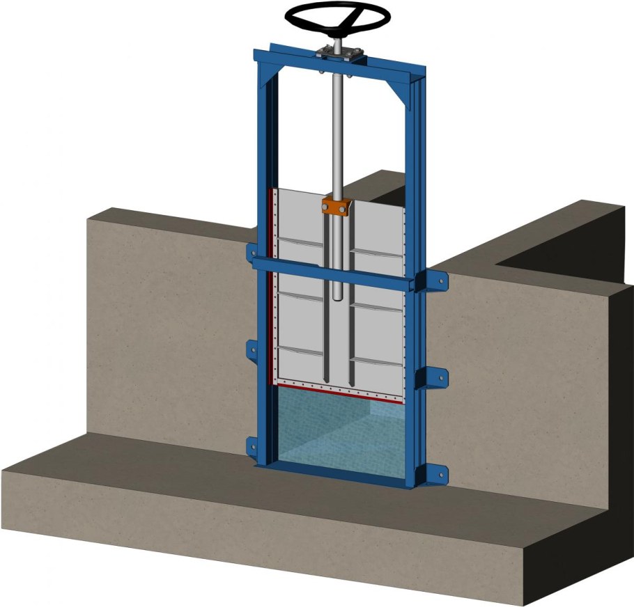 Щитовой затвор