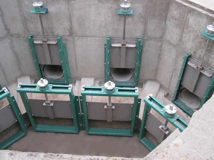 Затвор щитовой Ду 1200