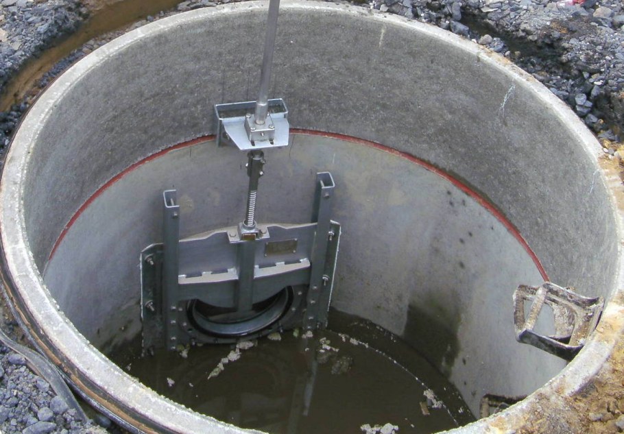 Затвор зн-600 для КНС