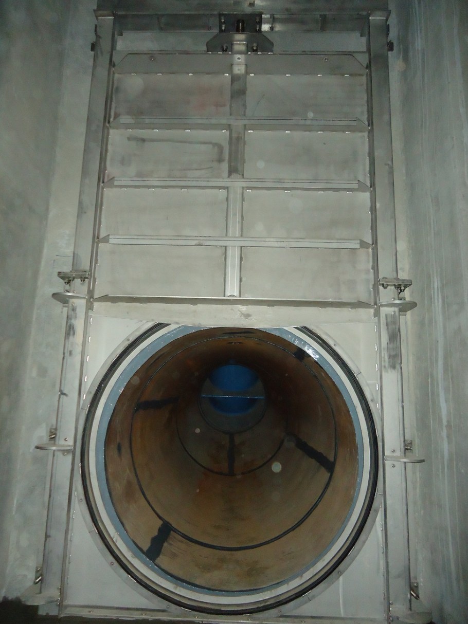 Щитовой затвор dn1000